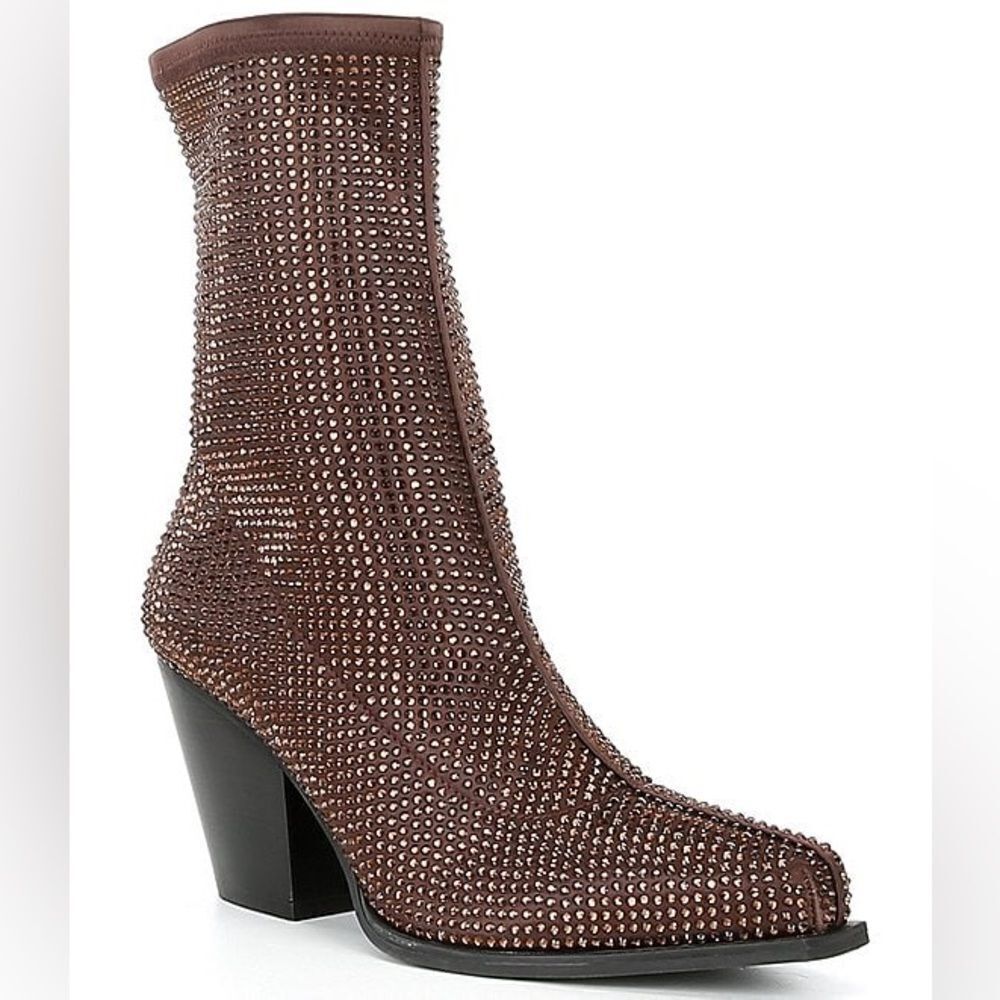 GB
Star-Crossed Rhinestone Stretch Western Booties